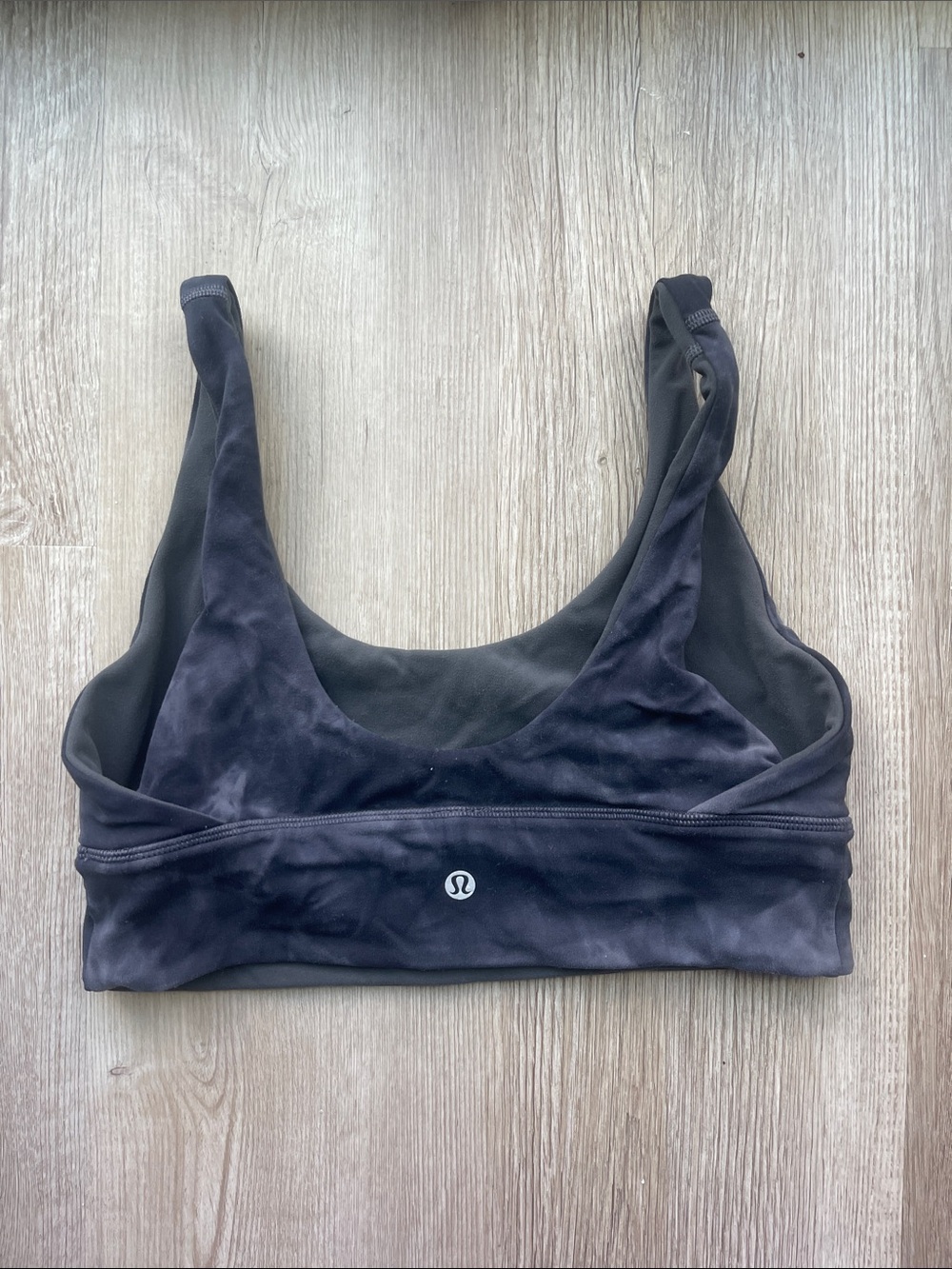 lululemon Black Diamond Dye Reversible Scoop-Back Sports Bra